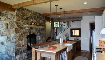 See-Through Wood Fireplaces